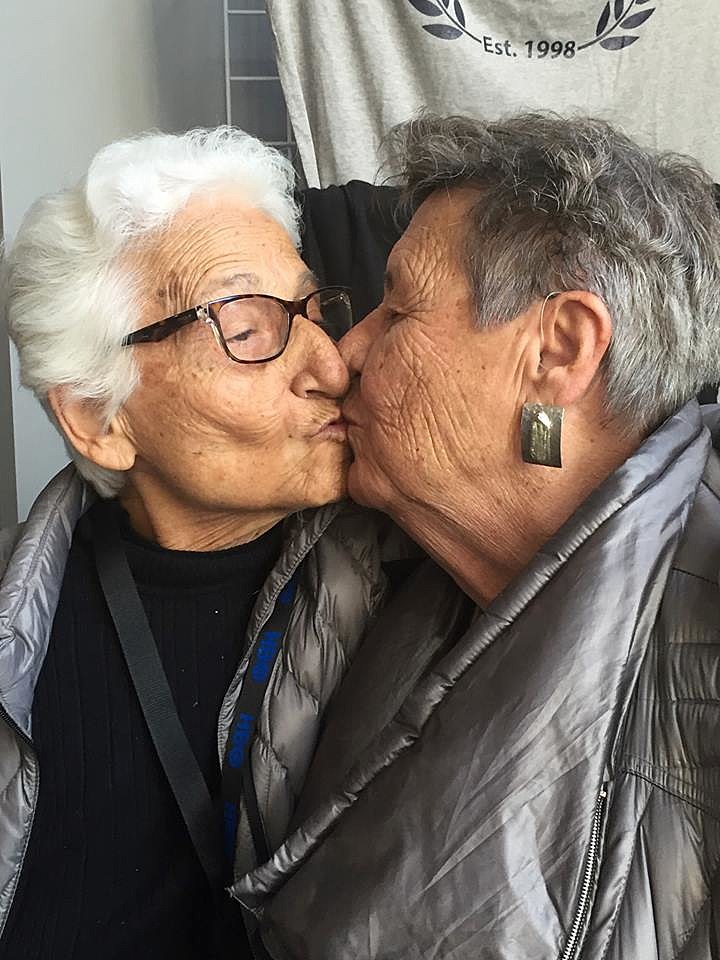 Granny Lesbian Kissing